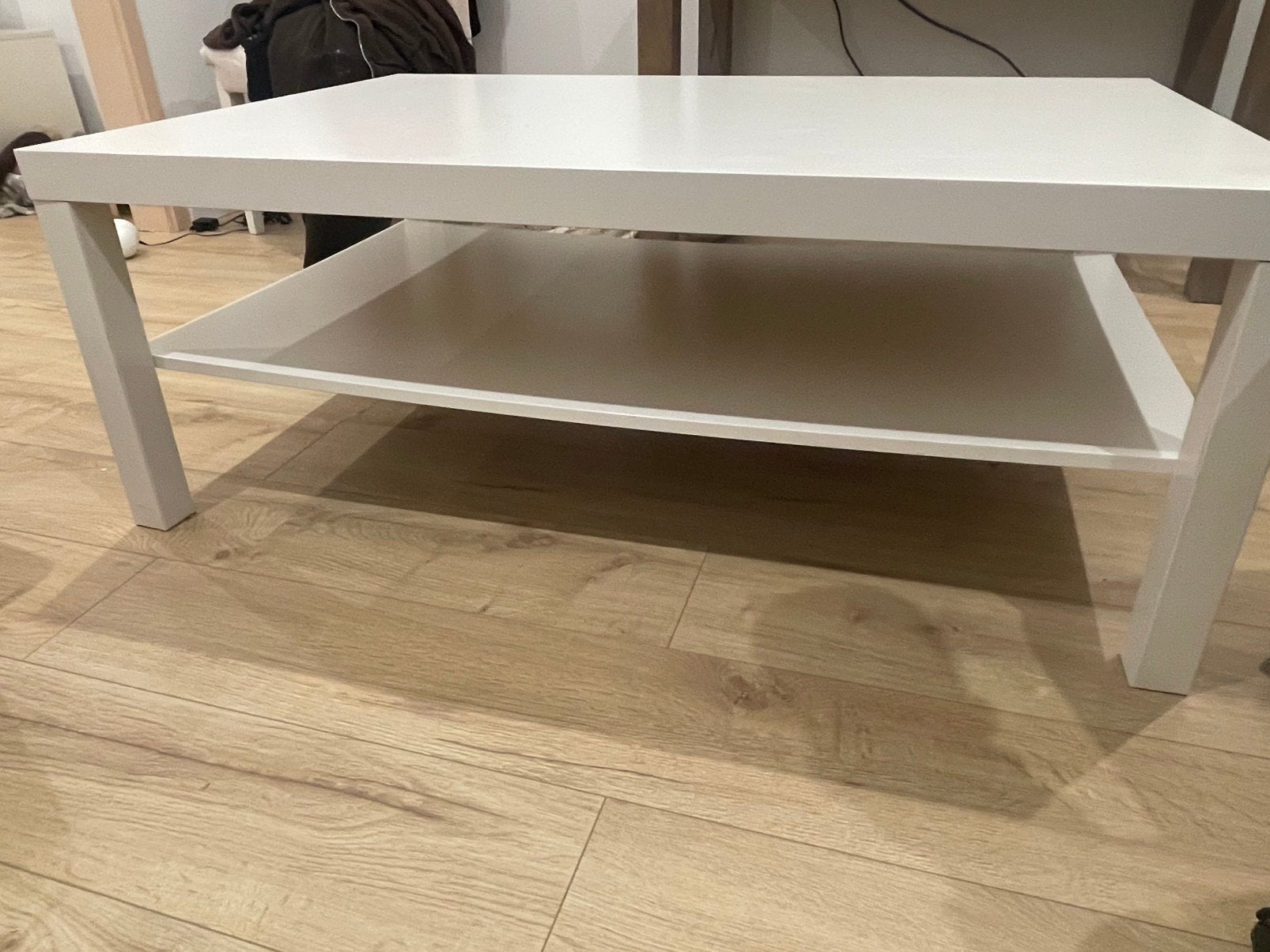 Table basse blanche IKEA LACK, Maison & Meubles, Minimaliste / Moderne / Épuré, 50 à 100 cm, Comme neuf, Enlèvement