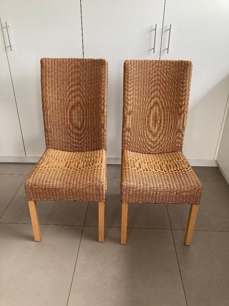 Stoelen Origineel Loom Funiture BV, Huis en Inrichting, Stoelen, Ophalen, Gebruikt, Twee, Bruin