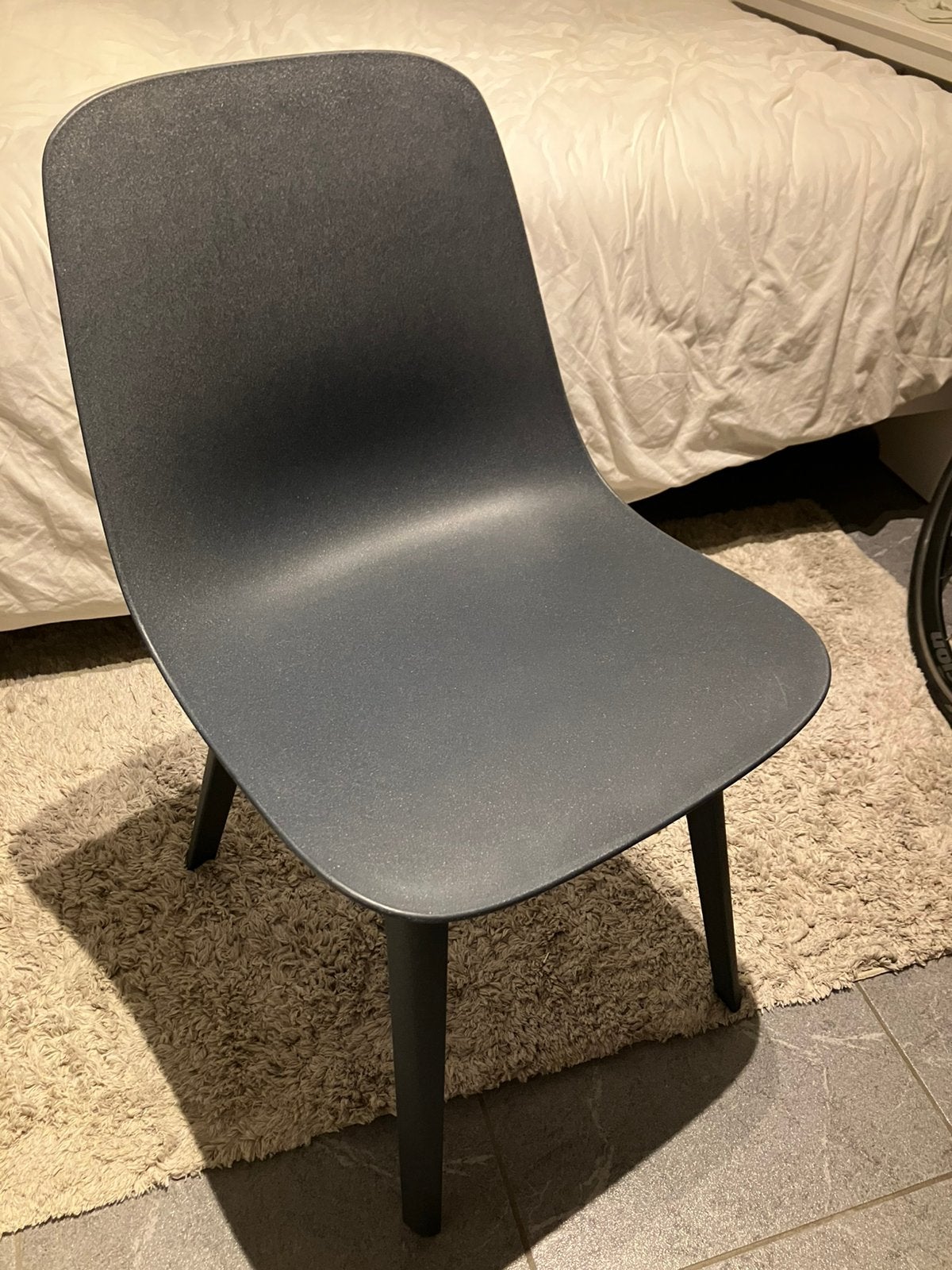 Eetkamerstoel grijs  (5 stuks), Enlèvement, Comme neuf, Gris