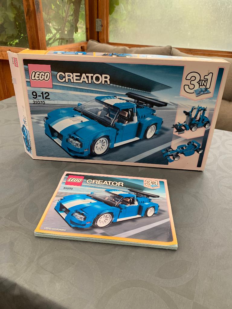 31070 LEGO Creator 3 in 1 Turbo Track Racer, Ophalen, Compleet, Lego, Zo goed als nieuw