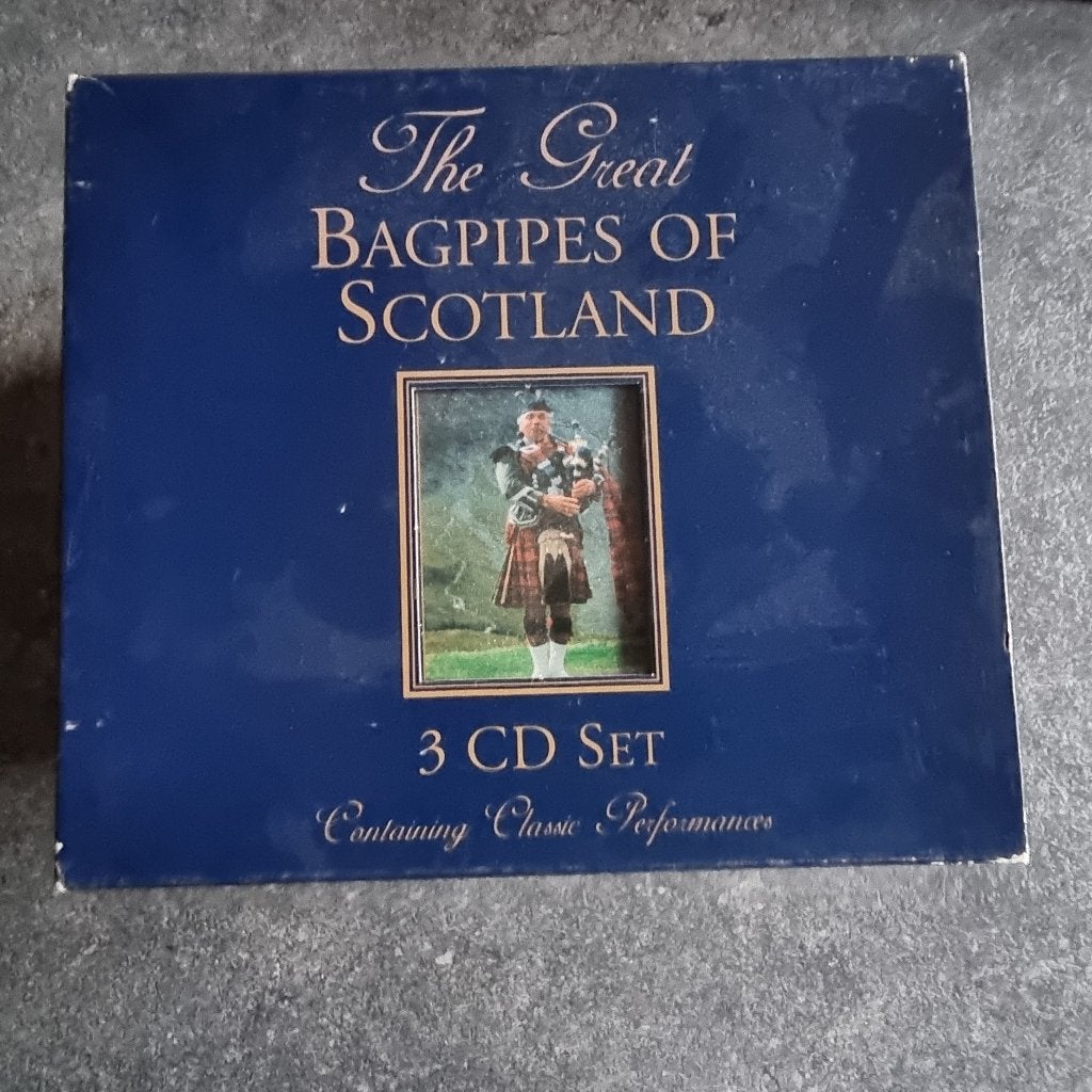 3xCD Box - The Great Bagpipes of Scotland, CD & DVD, CD | Musique du monde, Enlèvement ou Envoi, Utilisé, Coffret, Musique traditionnelle et folklorique