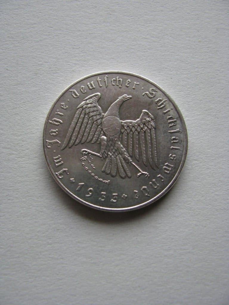 Duitse Schickfalmende-oorlogsmunt., Ophalen of Verzenden