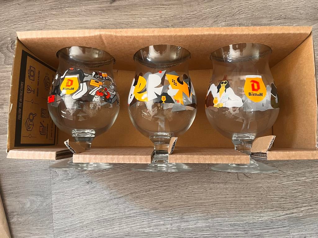 Berthom set, Verzamelen, Glas en Drinkglazen, Ophalen, Zo goed als nieuw