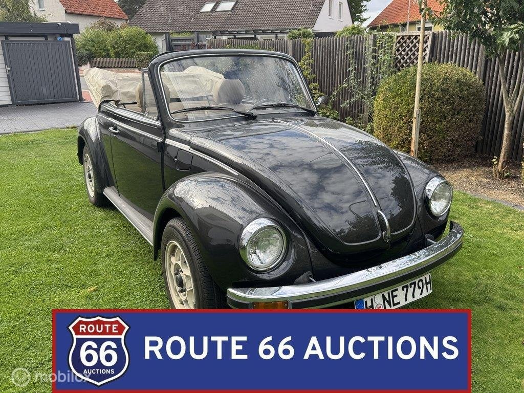 Volkswagen Beetle Cabriolet | 1977 | Route 66 Auctions, Autos, Achat, Entreprise, Autre carrosserie, Essence