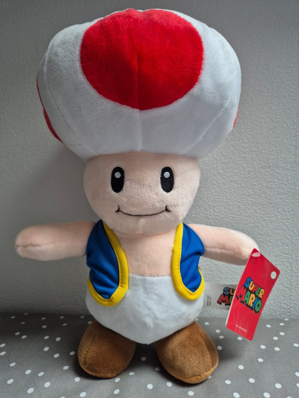 Mario knuffel Toad, Kinderen en Baby's, Overige typen, Nieuw, Ophalen of Verzenden, Nintendo