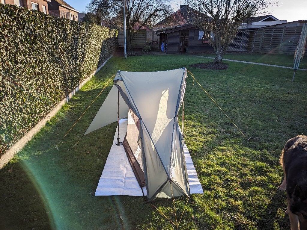 Tente Notch Tarp, Caravanes & Camping, Tentes, Comme neuf, Enlèvement ou Envoi