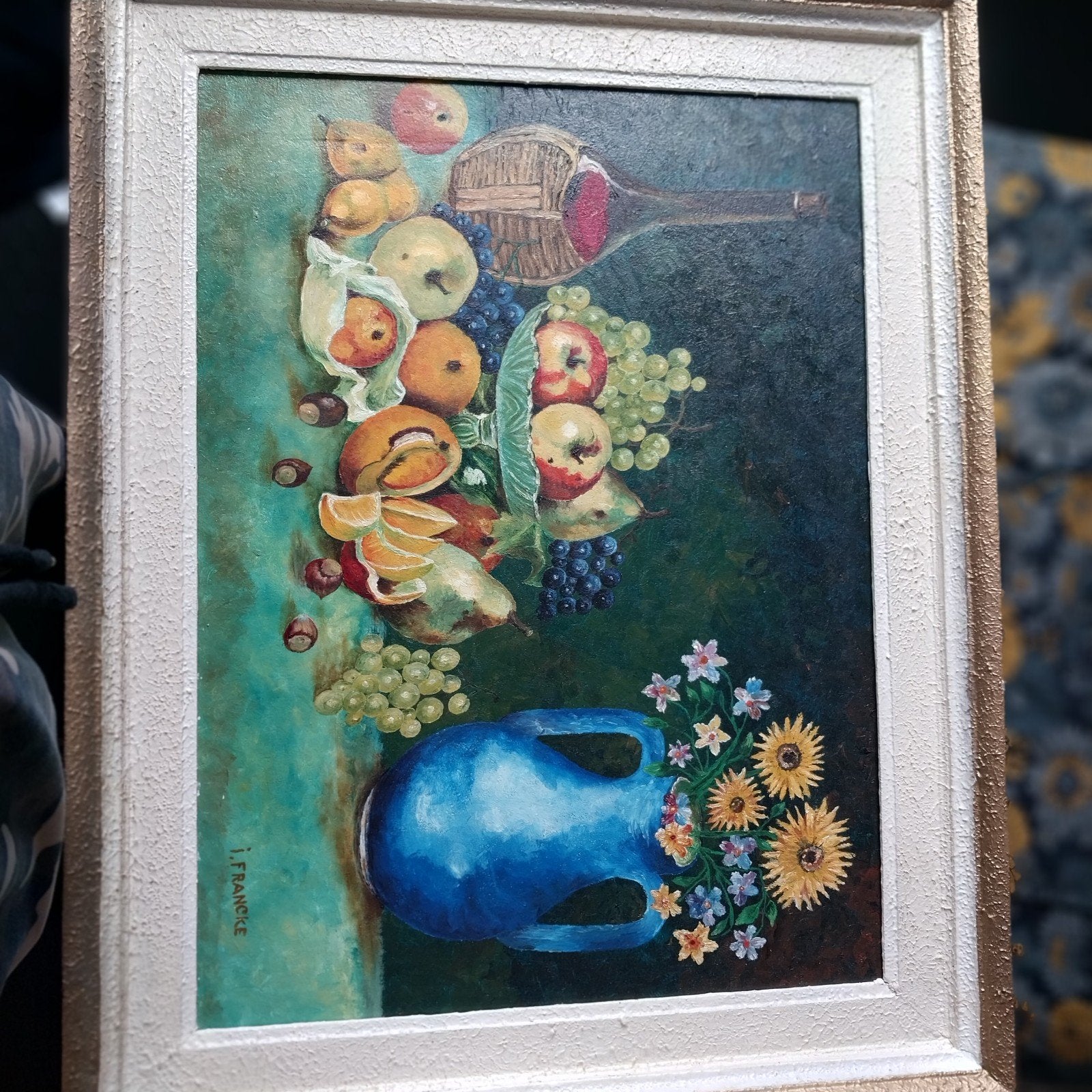 : Te Koop: Klassiek Olieverfschilderij "Stilleven" - Gesigne, Antiek en Kunst, Kunst | Schilderijen | Klassiek, Ophalen, Doek