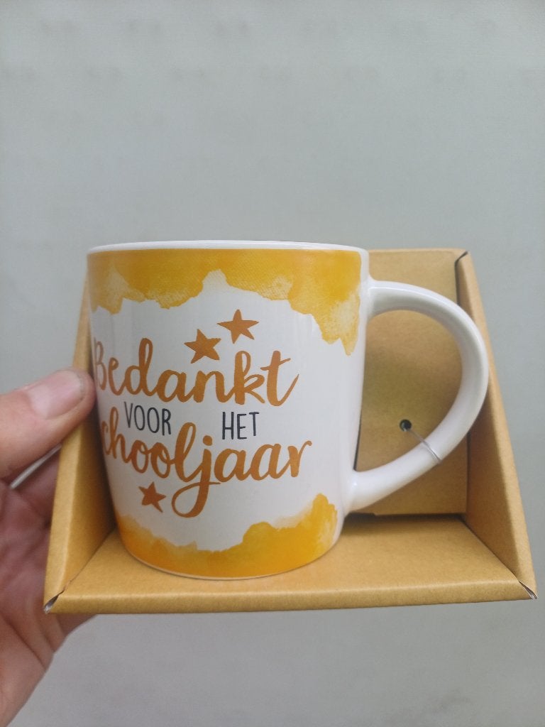 Einde schooljaar bedanking juf mok, Ophalen, Nieuw
