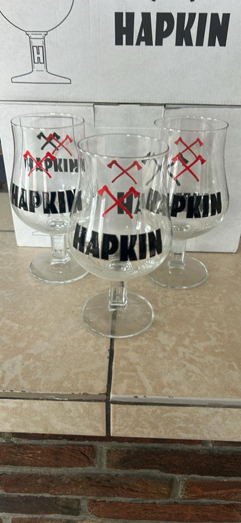 Lot de 6 Verres hapkin, Collections, Enlèvement, Comme neuf