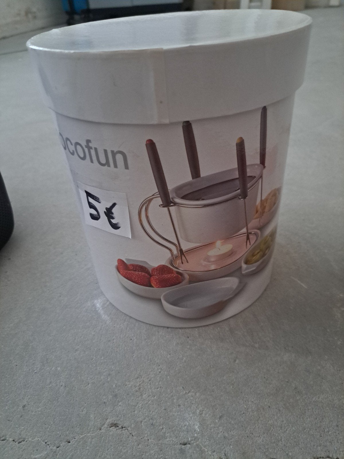 chocofondue, Electroménager, Fondue, Enlèvement, Comme neuf, Bougie chauffe-plat, Service à fondue