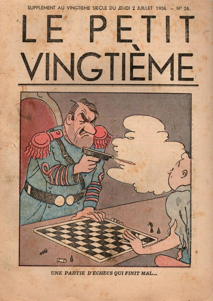 Stripboek de krant Le Petit Vingtille voor 2 juli 1936, Boeken, Stripverhalen, Ophalen, Gelezen, Hergé