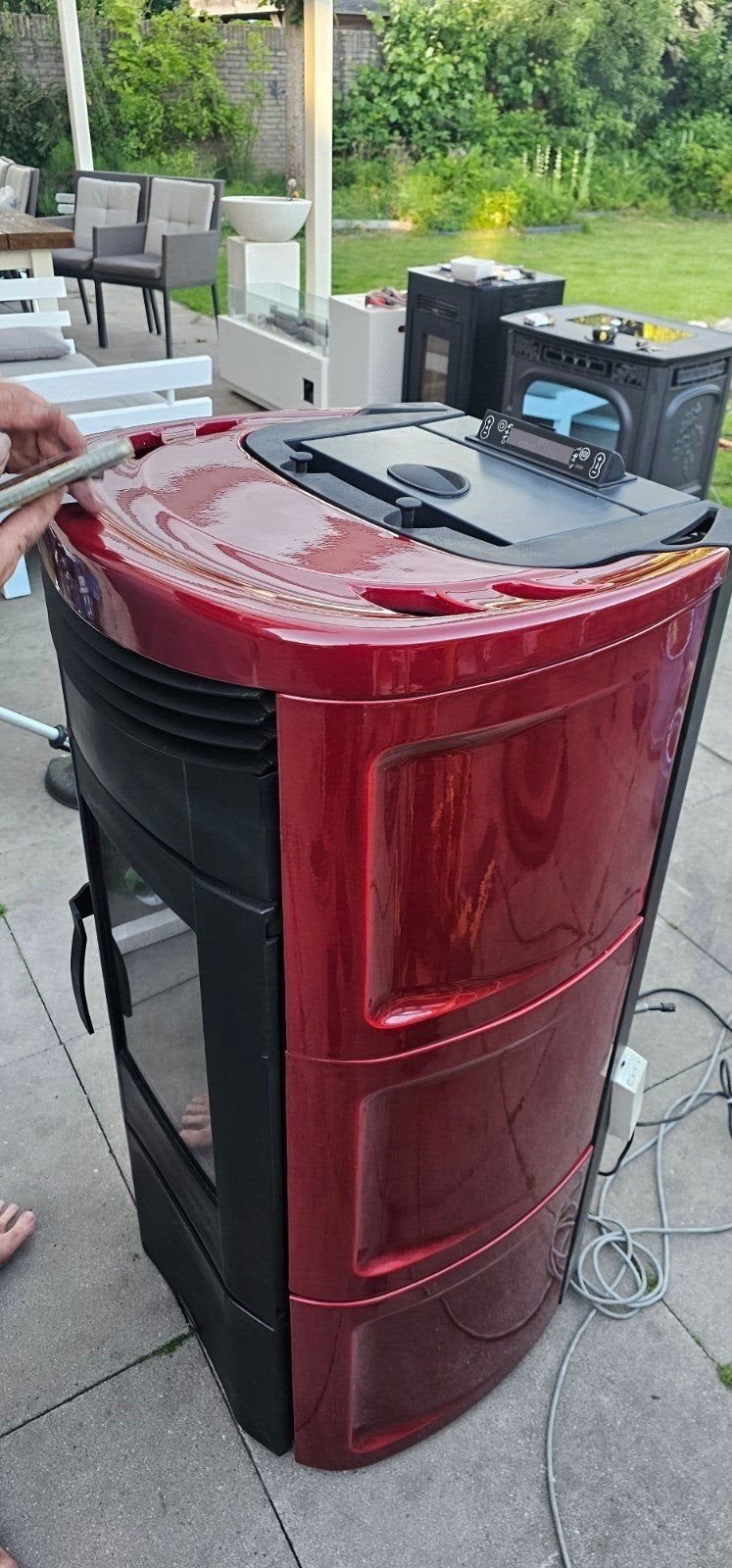 pelletkachel 12 kw nieuwpr 3800 euro, Huis en Inrichting, Kachels, Ophalen, Pelletkachel