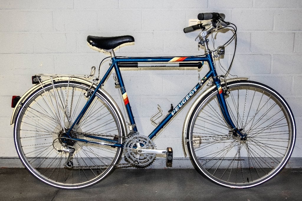 Vintage trekking fiets Peugeot, Gebruikt, Velgrem, Versnellingen, Ophalen
