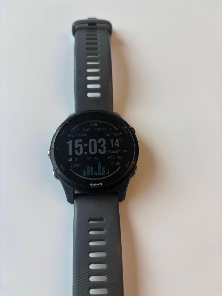 Garmin Forerunner 255, Ophalen, Zwart, Garmin, Zo goed als nieuw