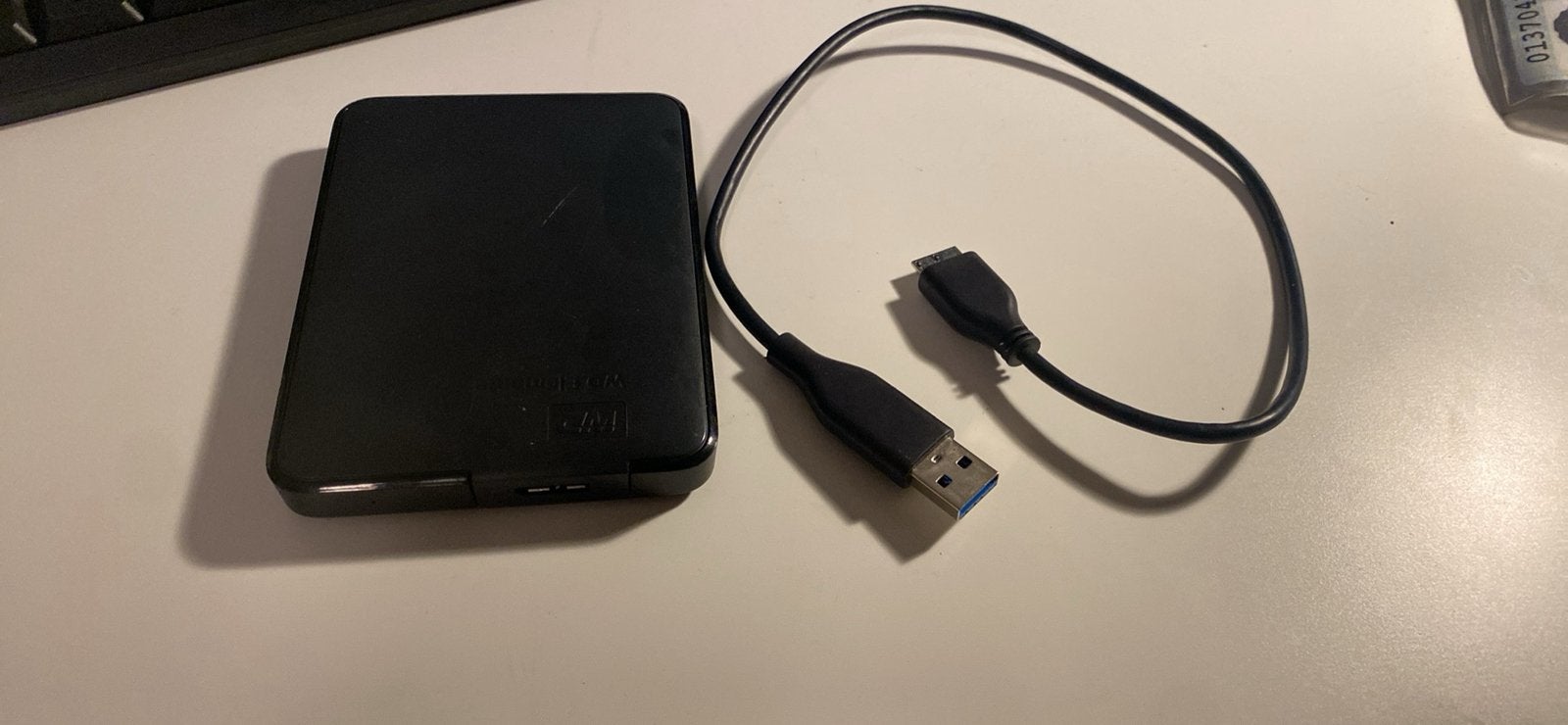 WD Elements 1TB external hard drive, HDD, Ophalen of Verzenden, Zo goed als nieuw, Laptop
