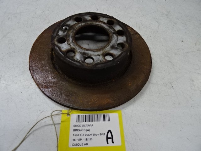 FREIN DISQUE ARRIÈRE Skoda Octavia Combi (5EAC), Utilisé, Skoda