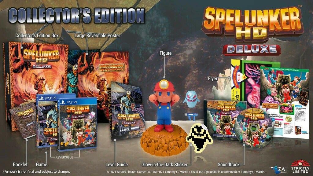 Spelunker HD Deluxe Editie voor Ps4 / Ps5 ,, Games en Spelcomputers, Games | Sony PlayStation 4, Ophalen, Overige genres, 1 speler