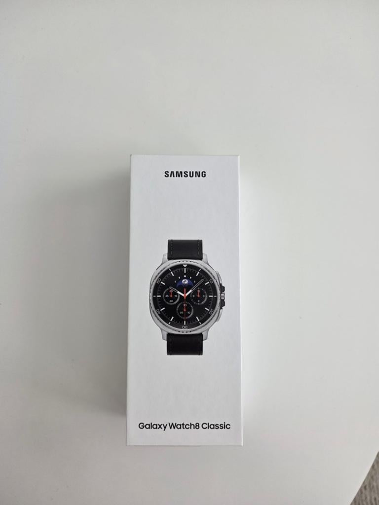 SAMSUNG Galaxy Watch8 Classic 46mm - Black - BT, Handtassen en Accessoires, Smartwatches, Ophalen