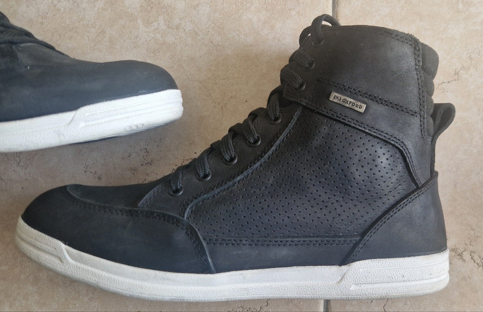 Bottes de moto Oxford Kickback pour hommes, taille 44 (43), Enlèvement, Noir