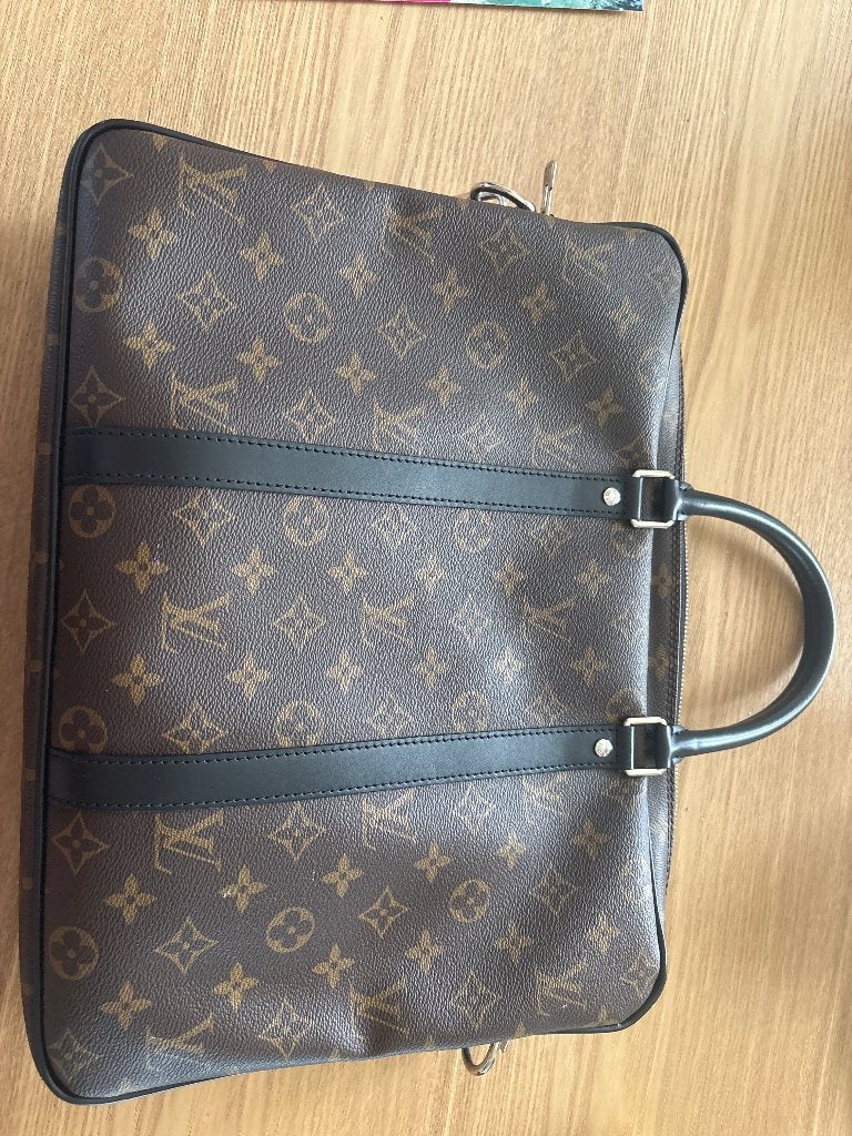 Louis Vuitton laptop tas, Ophalen, Nieuw, Bruin, Overige merken