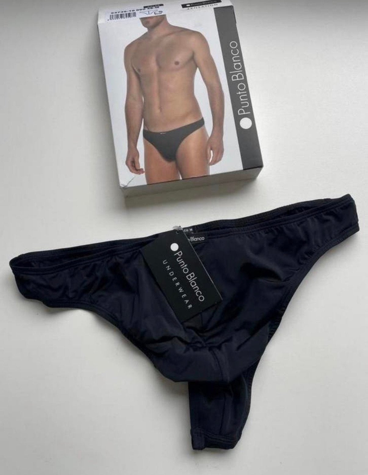 Corde en polyamide Punto Blanco, Vêtements | Hommes, Envoi, Noir, Slip