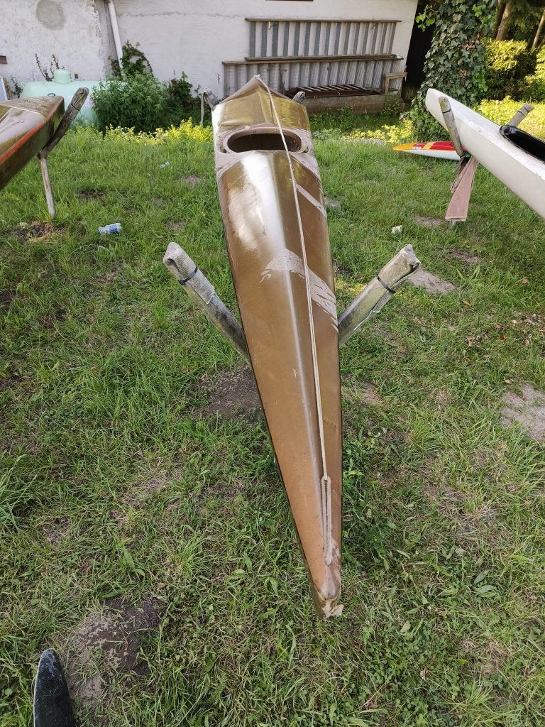 Afdaler kajak (bruin), Ophalen, Gebruikt, 1-persoons