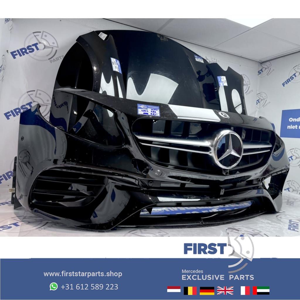 W213 S213 E63 S AMG VOORKOP Mercedes E Klasse 2016-2021 ZWAR, Gebruikt, -, Voor, Ophalen of Verzenden