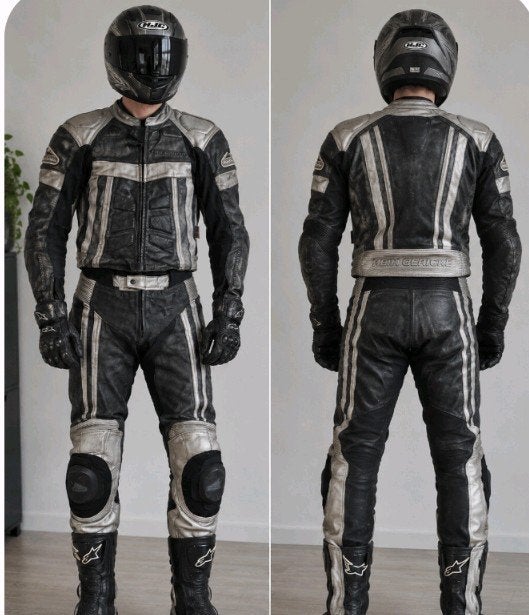 Combinaison de moto 2 pièces en cuir Hein Gericke, Motos, Vêtements | Vêtements de moto, Enlèvement ou Envoi