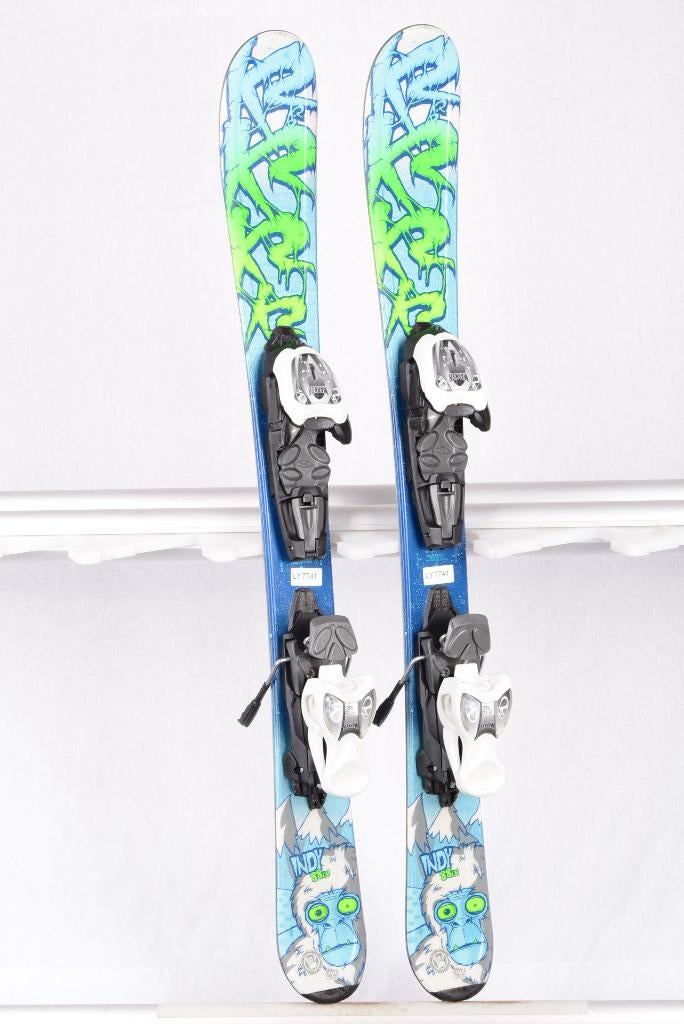 88; 112; 124; 136 kinder ski's K2 INDY blue/green, Gebruikt, Ophalen of Verzenden, Carve, Ski's