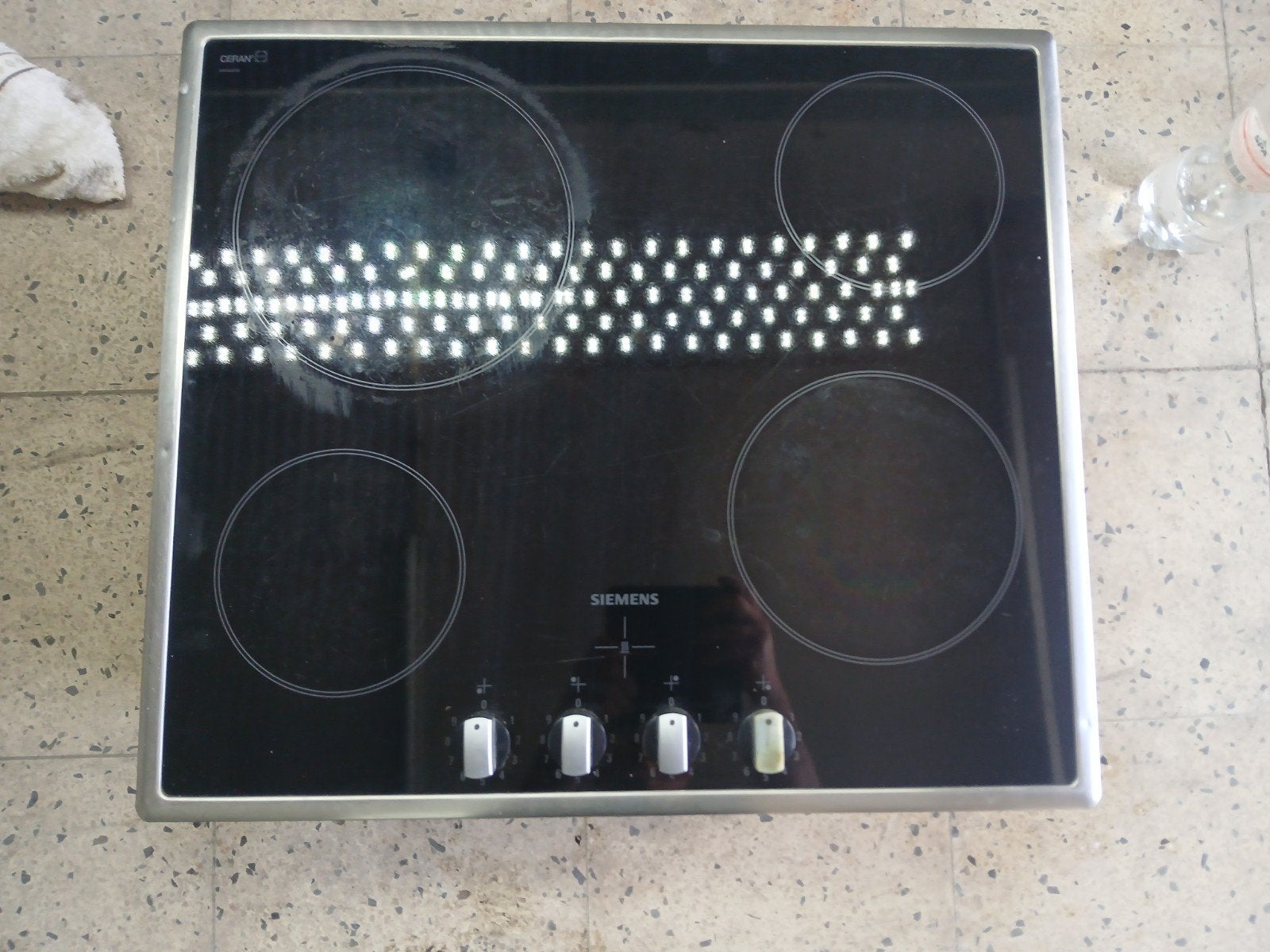 Elektriche kookplaat, Elektronische apparatuur, Kookplaten, Ophalen, Gebruikt, 4 kookzones, Energieklasse A of zuiniger