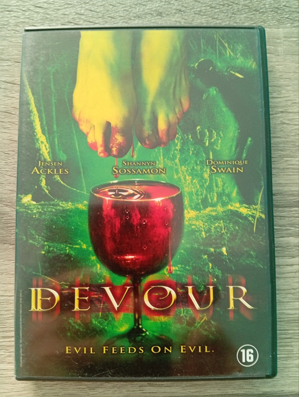 dévorez le DVD d'horreur Jensen Mackles, Enlèvement ou Envoi, Néerlandais, Monstres, Comme neuf