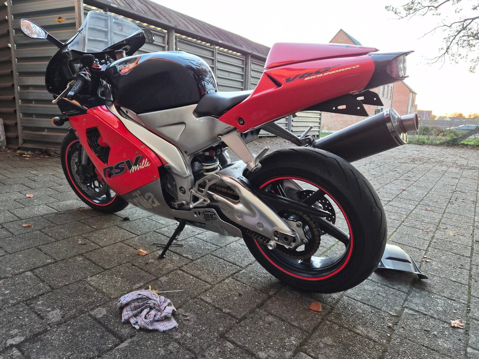 Aprilia rsv mille, 2 cilinders, Sportuitlaat, Occasion, Super Sport