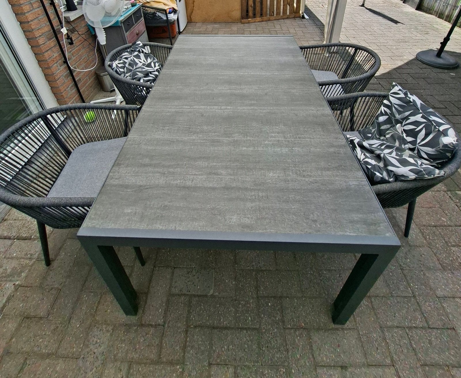 Tuintafel, Enlèvement, Aluminium