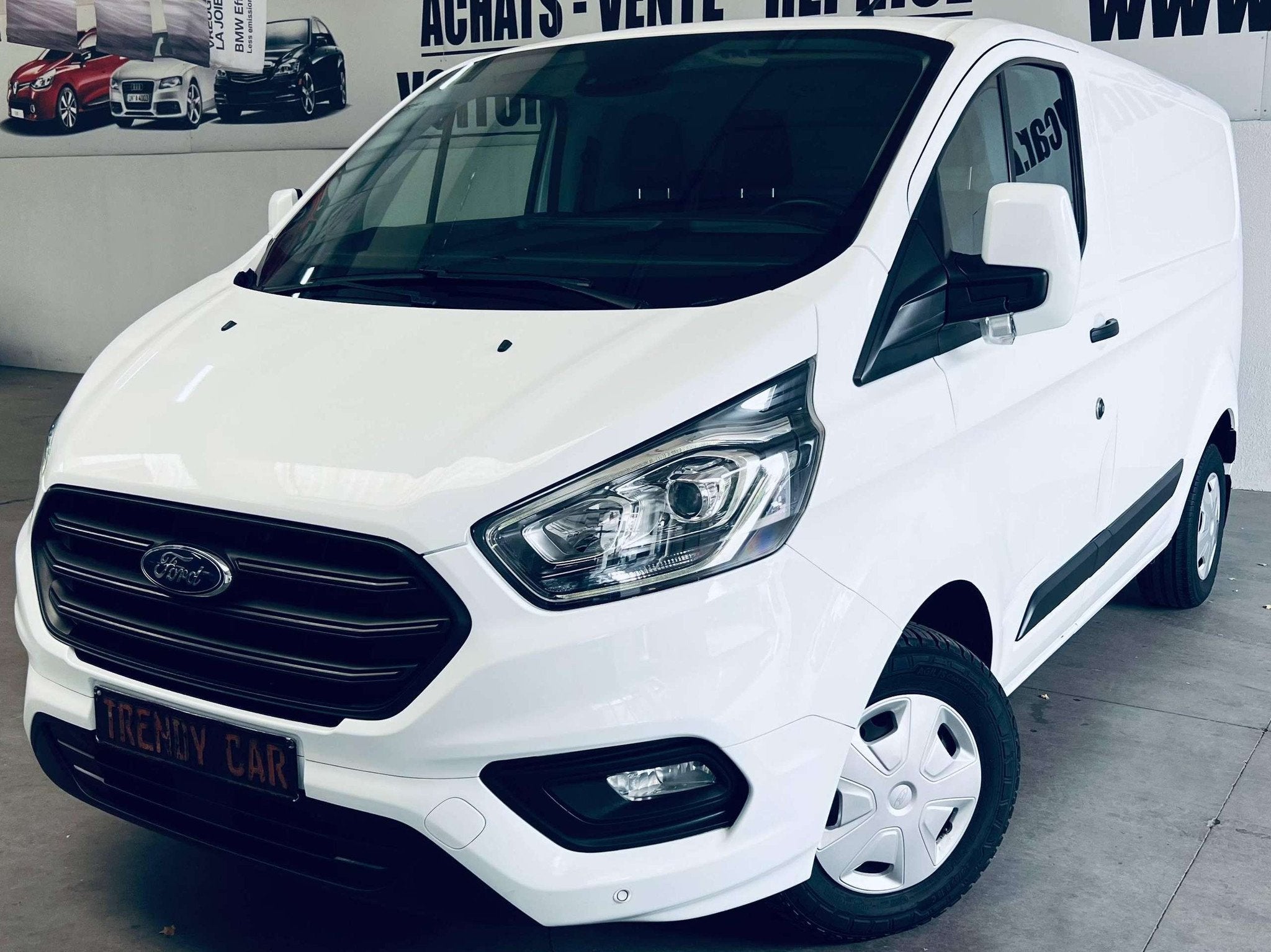 Ford Transit Custom 2.0 TDCi L1H1+3PL+AIRCO+CRUISE+(11488€, Autos, Achat, Euro 6, Entreprise, 3 places
