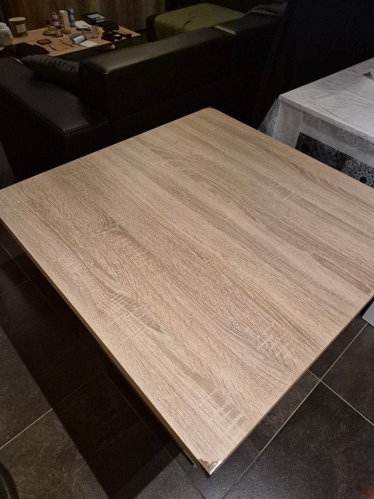 Table de cuisine ou d'appoint, Maison & Meubles, Enlèvement, 75 cm ou plus, Bois, Carré