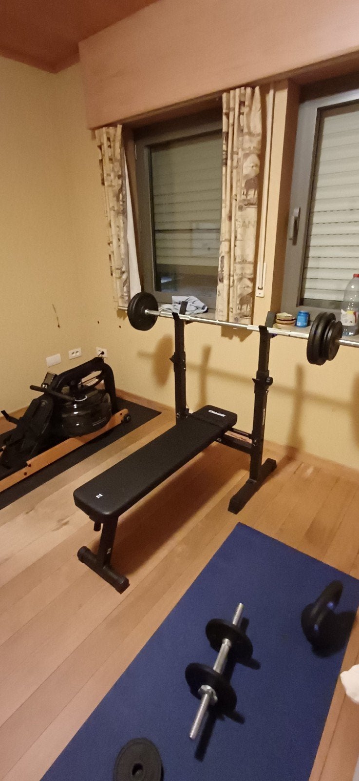 ZIPRO bench press enkel de bench, gewichten niet inbegrepen, Ophalen