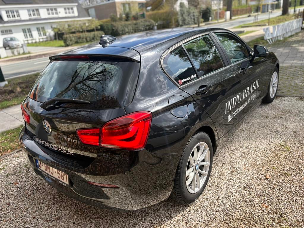 BMW 116d. Btw wagen., Auto's, Euro 6, Zwart, Diesel, Particulier
