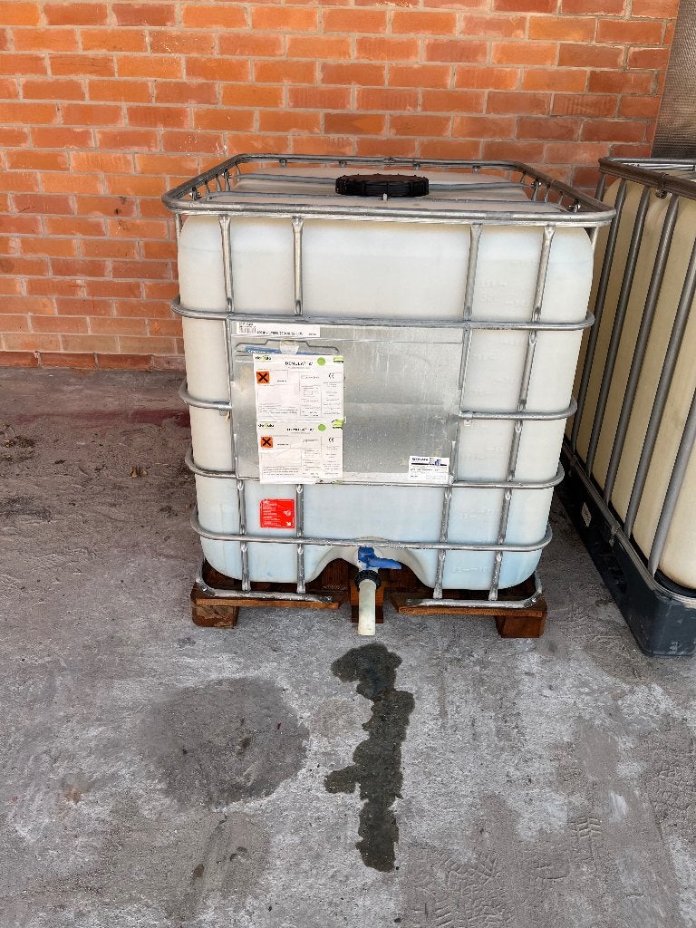 Ibc container, Ophalen, Kunststof, Gebruikt, Met kraantje