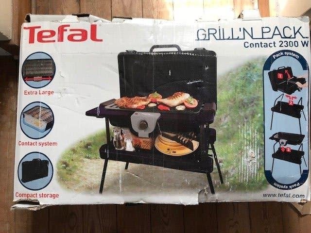 Elektrische barbecue TEFAL, Ophalen, Zo goed als nieuw, TEFAL, Met accessoires