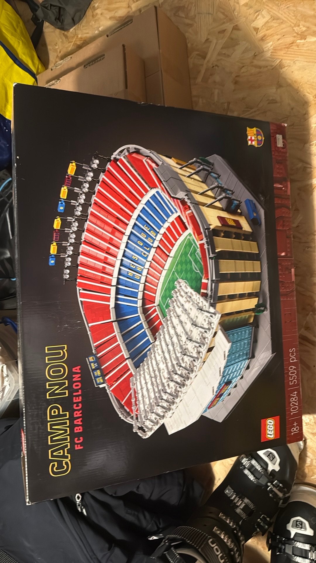 Fc barcelona lego set 10284, Ophalen, Zo goed als nieuw