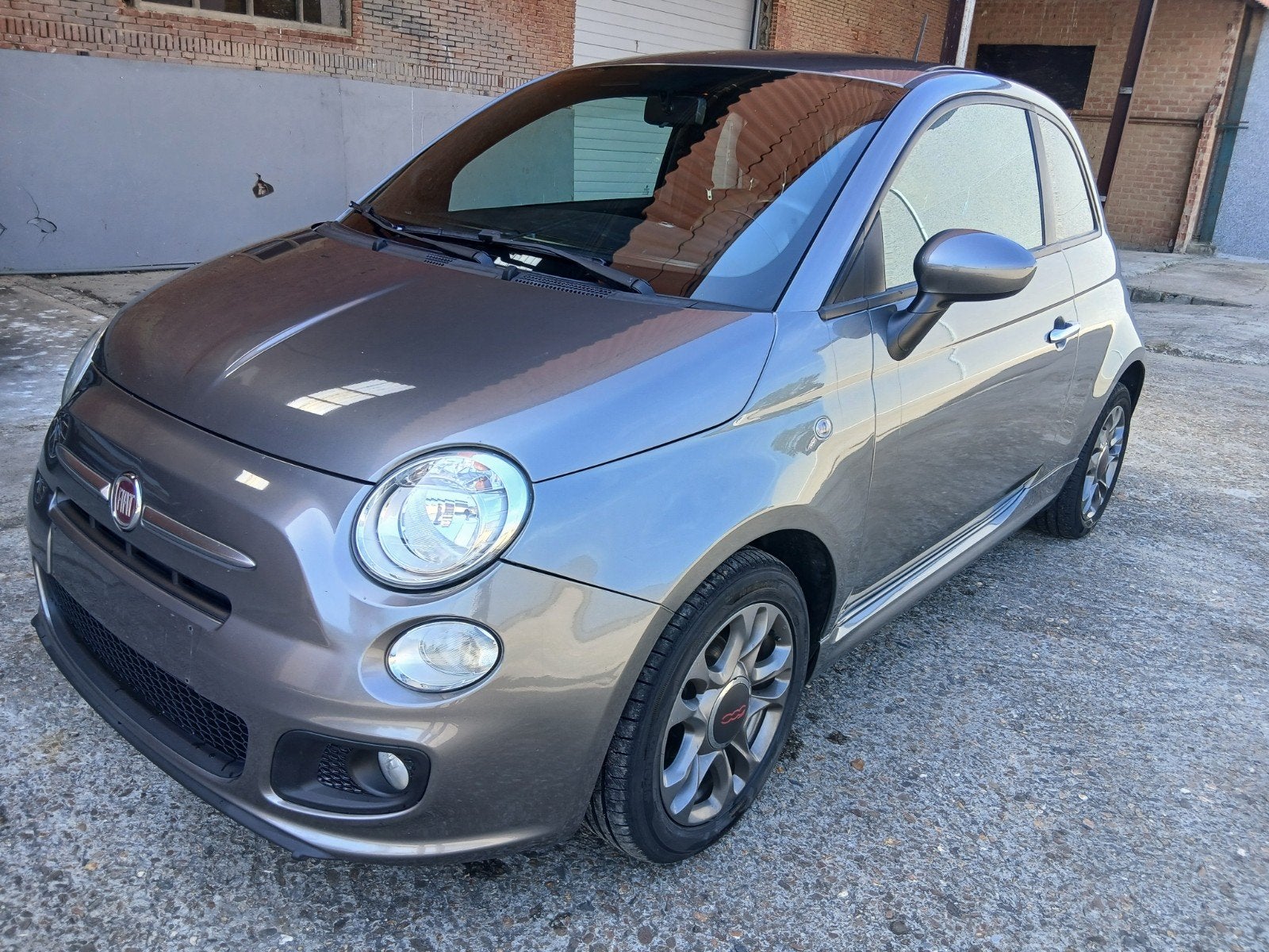 Fiat 500 Sport 1.2 essence Climatisation Cuir 97.000KM !!, Autos, Fiat, Argent ou Gris, Achat, Boîte manuelle, Noir