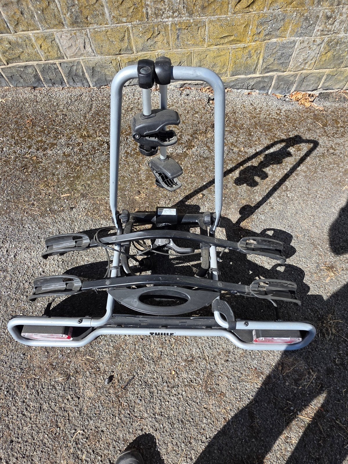 porte vélo 2 places Thule, Autos : Divers, Porte-vélos, Support d'attelage, 2 vélos, Pneus larges, Enlèvement