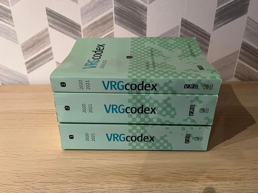 VRGcodex boeken 2020-2021, Boeken, Economie, Management en Marketing, Gelezen, Overige onderwerpen, Ophalen of Verzenden
