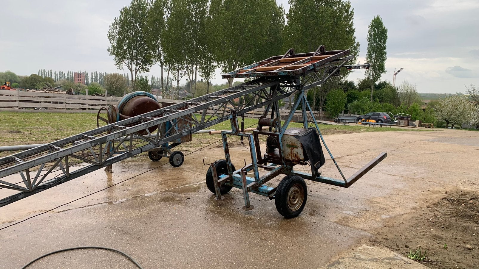 Bouwlift, Enlèvement, Utilisé, Ascenseur de chantier