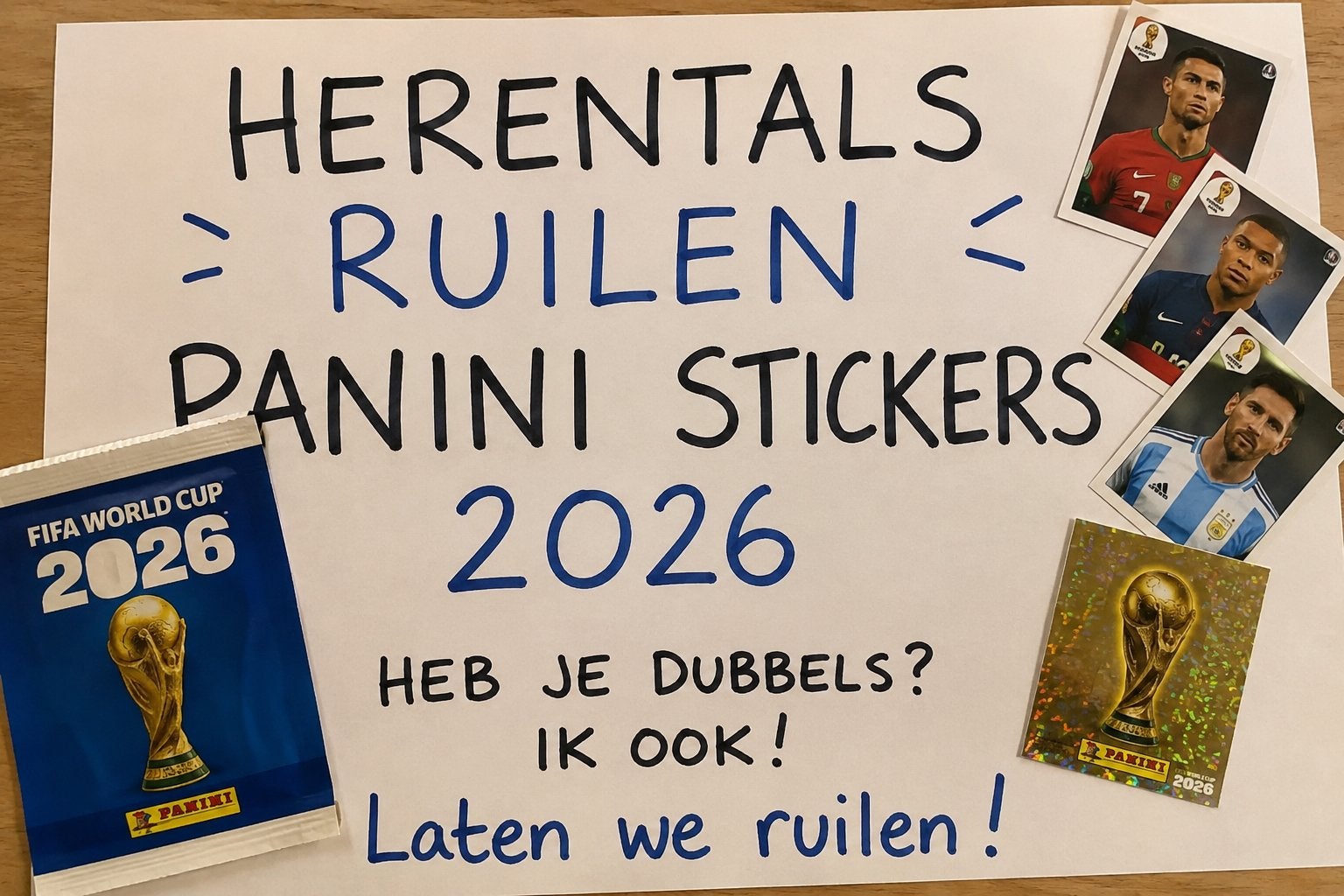 Panini WC 2026 Ruilen Regio Herentals/Morkhoven, Tickets & Billets