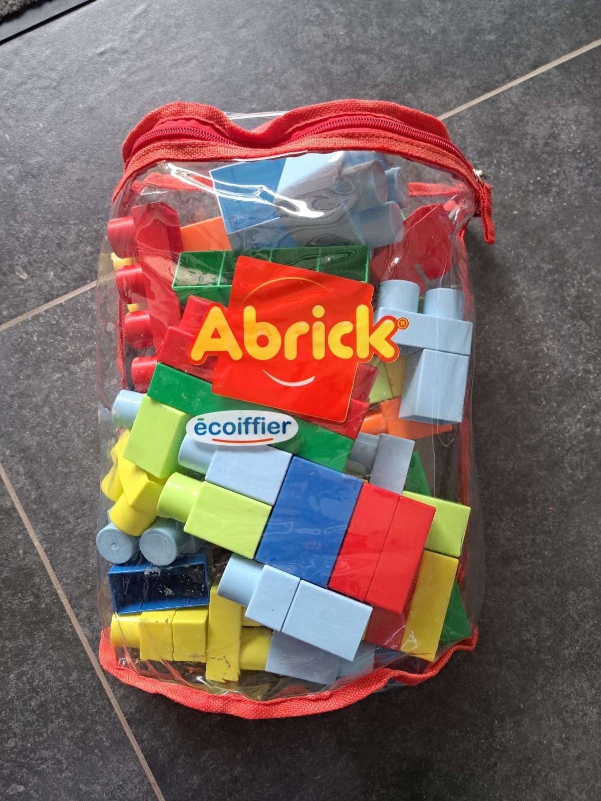 Grand sac de briques Abrick – Écoiffier, Enlèvement ou Envoi, Comme neuf, Abrick