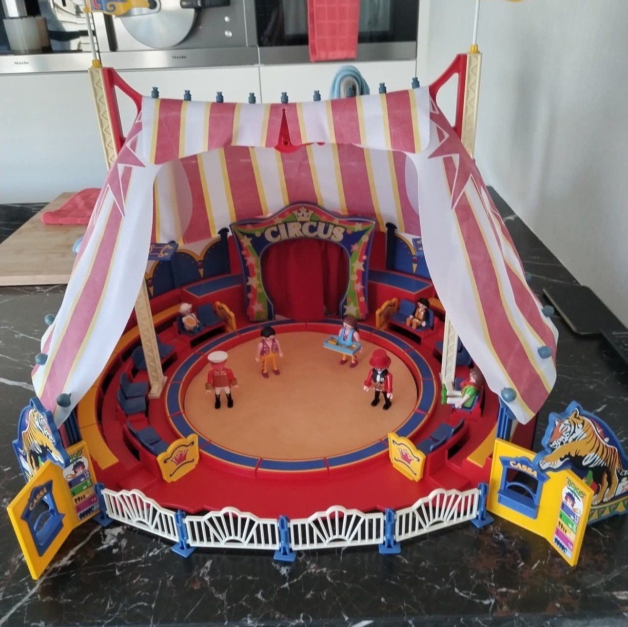 Circus Playmobil, Ophalen