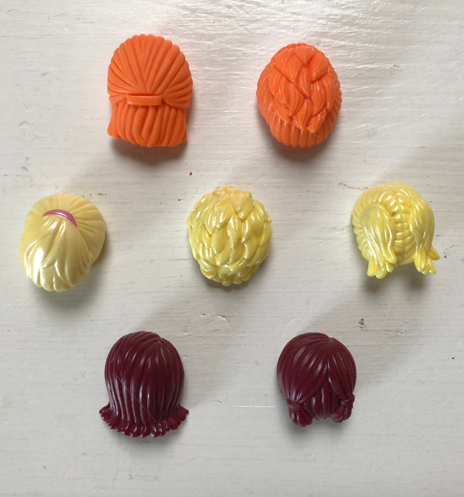 Ensemble de 7 coiffures Polly Pocket, Enlèvement ou Envoi, Utilisé