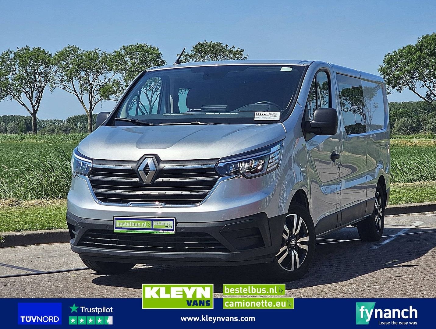 Renault TRAFIC 2.0 DCI L2 Dubbele Cabine!, Auto's, Renault, Bedrijf, Zilver of Grijs, Te koop