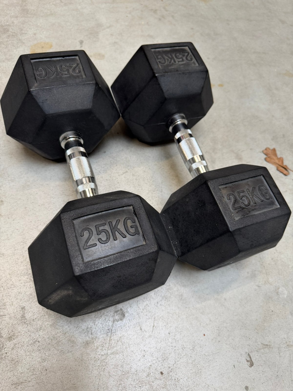 Halters - dumbells 25 kg, Enlèvement, Comme neuf